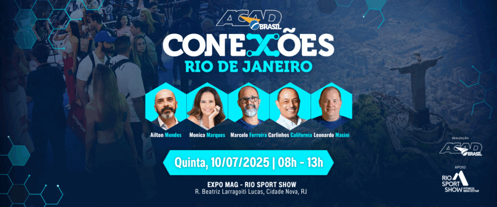 Inscrições abertas: ACAD Brasil Conexões RJ especial no Rio Sport Show